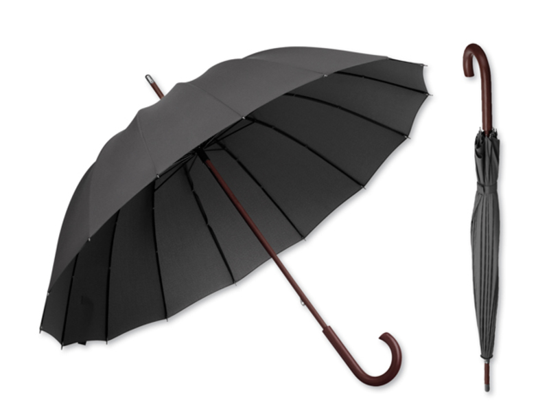 HULK umbrella with manual opening, Graphite