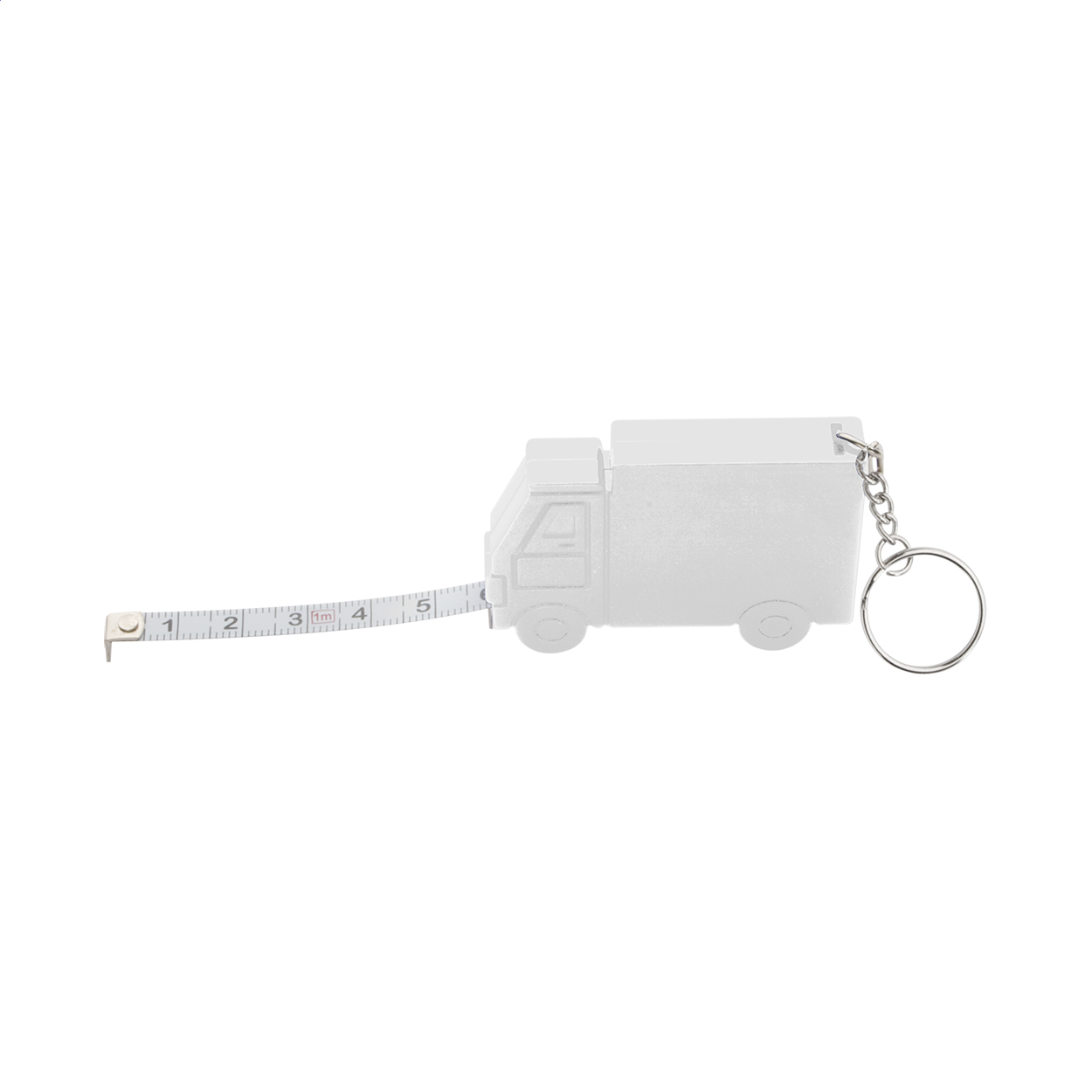 Symmons truck keyring with tape measure