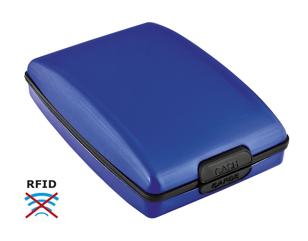 BUSINESS CARD CASE MULTIFUNCTION BLUE