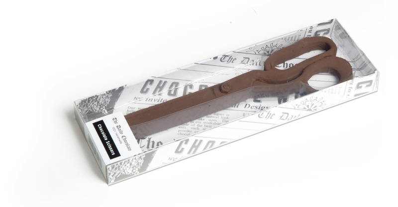 Chocolate scissors 