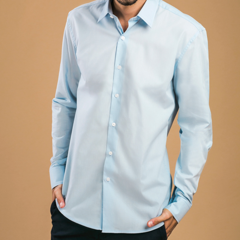 BATALHA. Men's poplin shirt