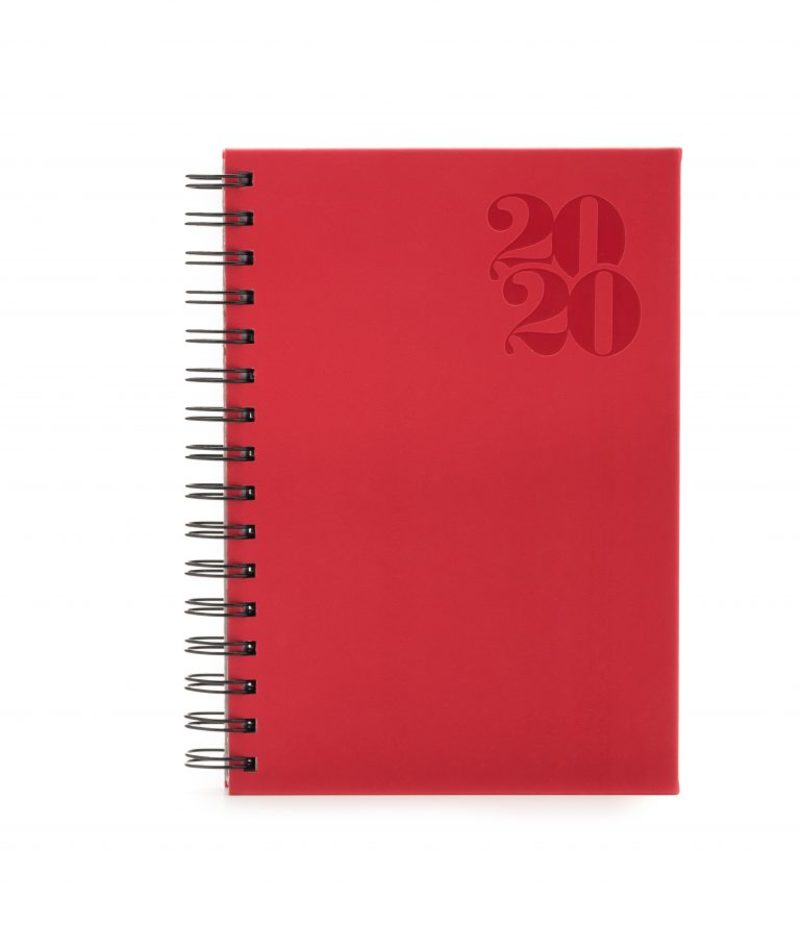 Agenda 373 TUCSON , zilnica 15×21 - rosu coral