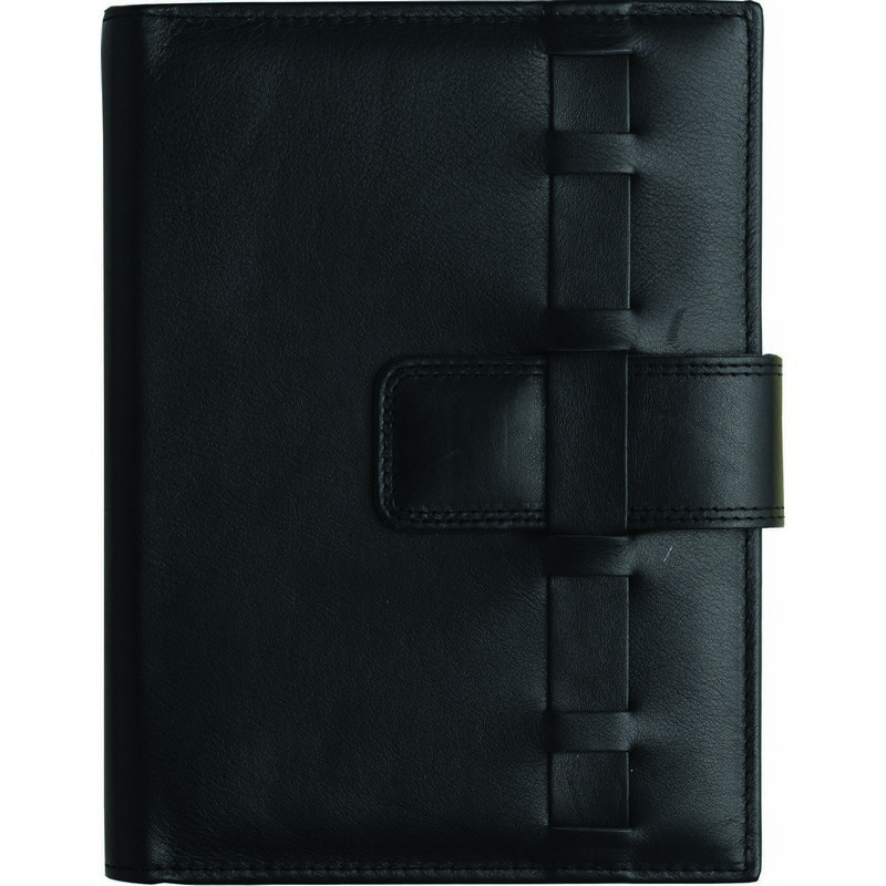 CAG1736 - Agenda din piele CHIARA NERO 15×21 cm - neagra