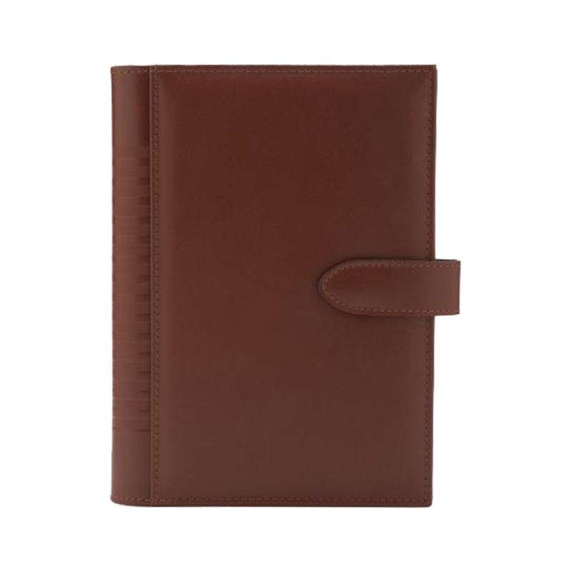 AGENDA DIN PIELE PIANETA COGNAC, 15X21CM