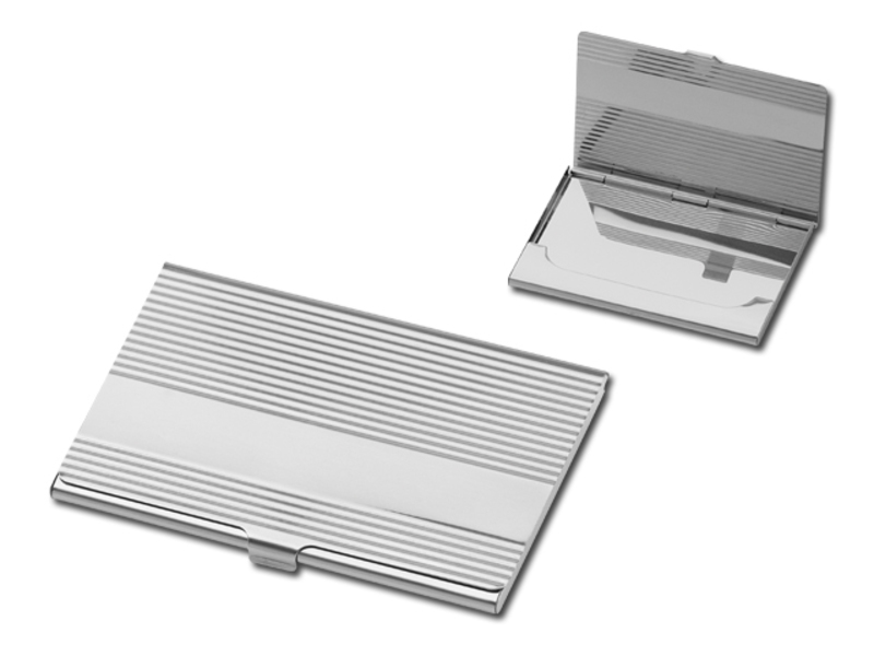 WINY business card case, Silver