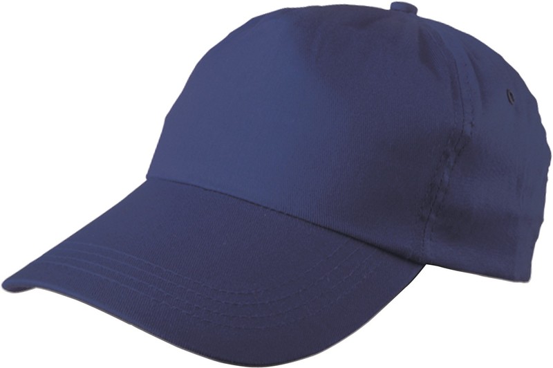 Cap, cotton twill, cobalt blue