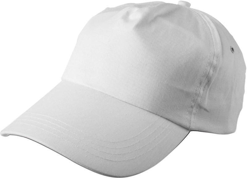 Cap, cotton twill, white