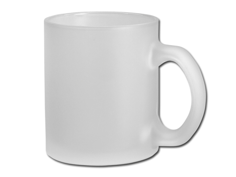 KENNY II glass mug, 300 ml, White