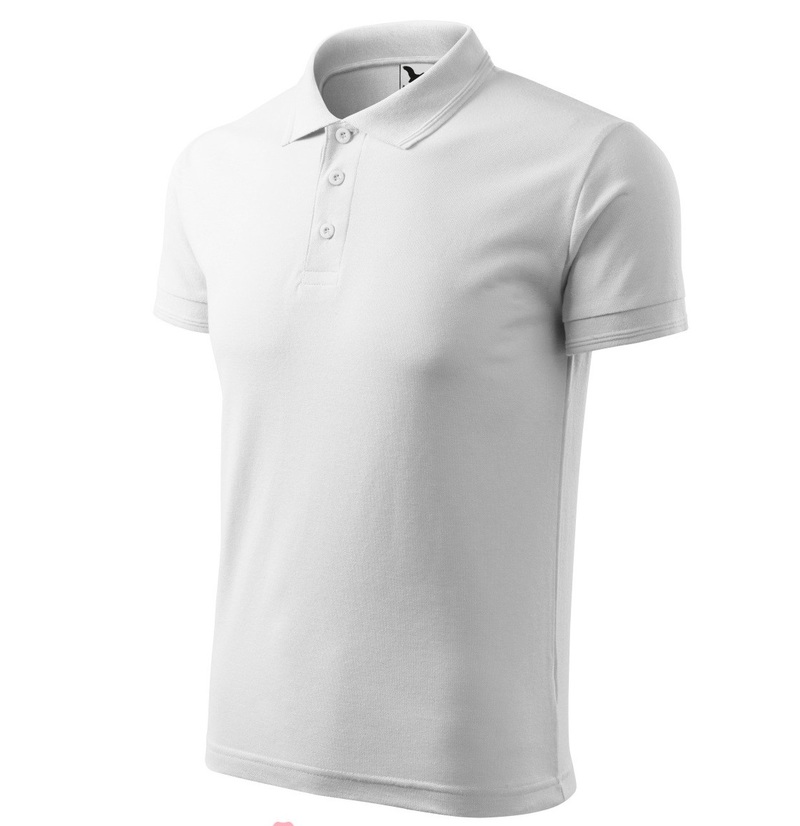 Adult PIQUE POLO, white, 2XL