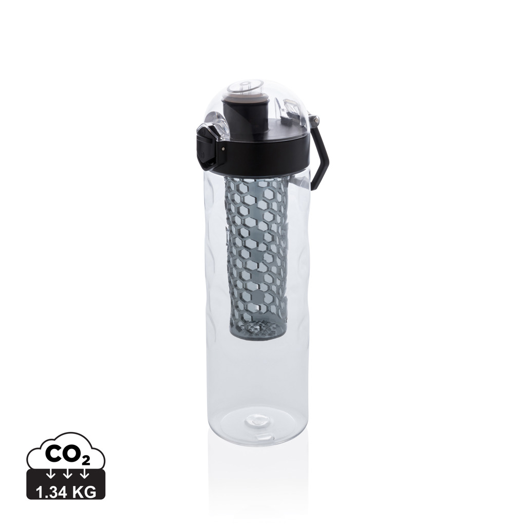 Honeycomb lockable leak proof infuser bottle