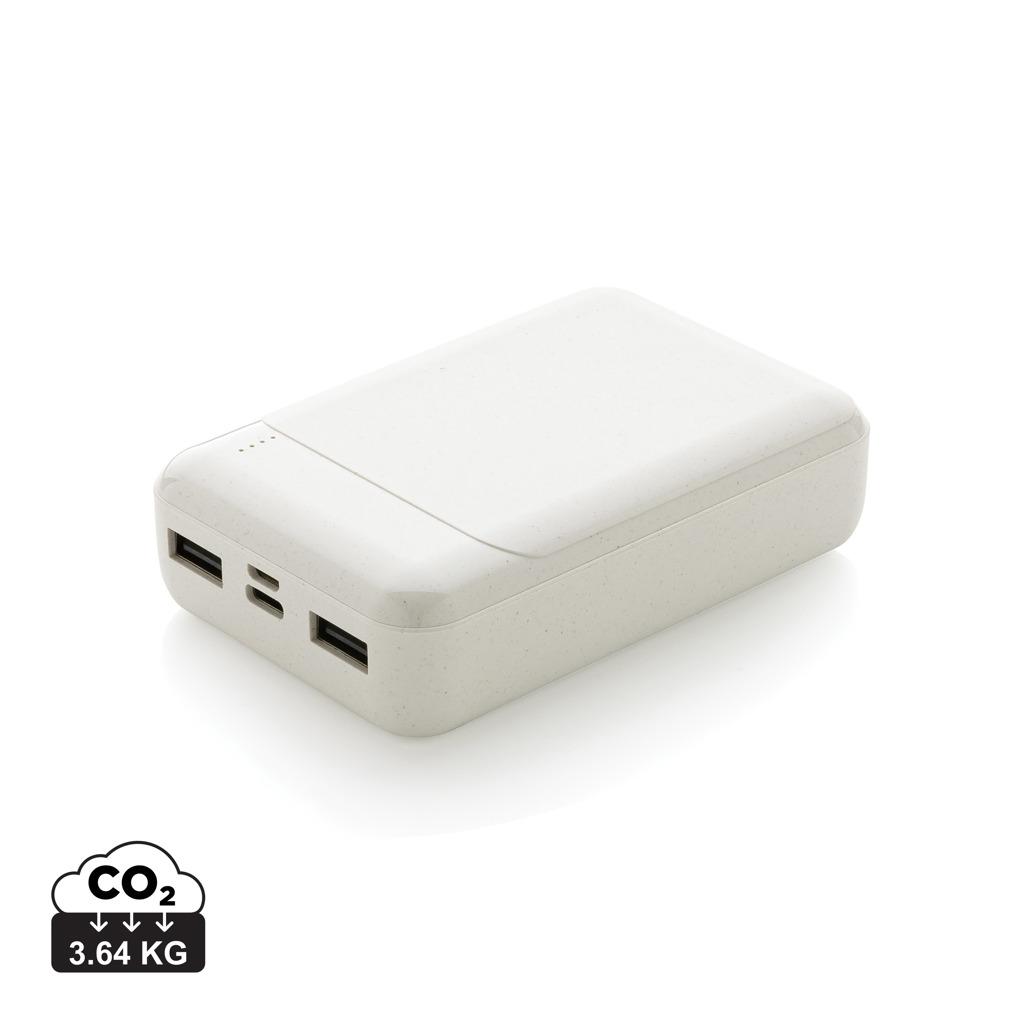 RCS standard recycled plastic 10.000 mAh powerbank