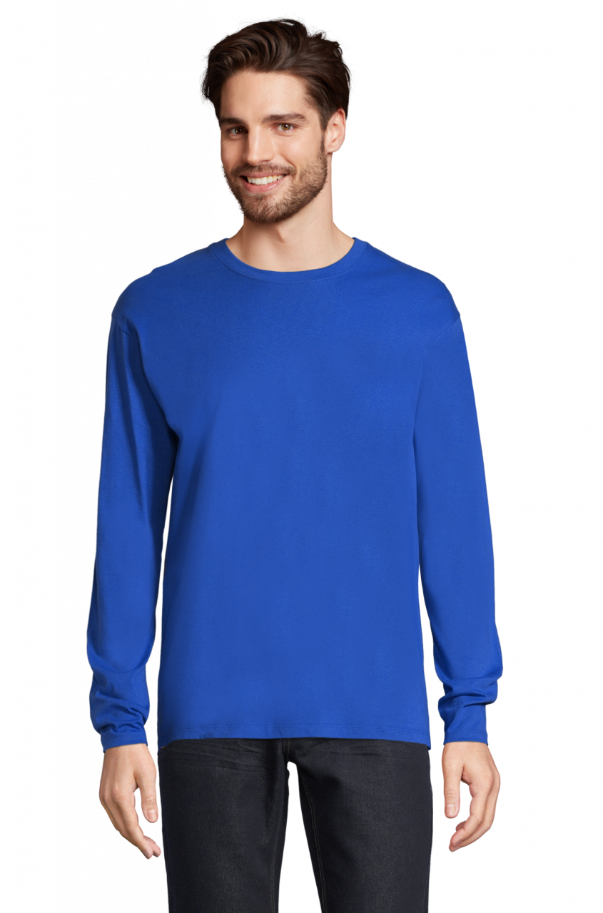 SOL'S MONARCH - MEN'S ROUND COLLAR LONG SLEEVE T-SHIRT