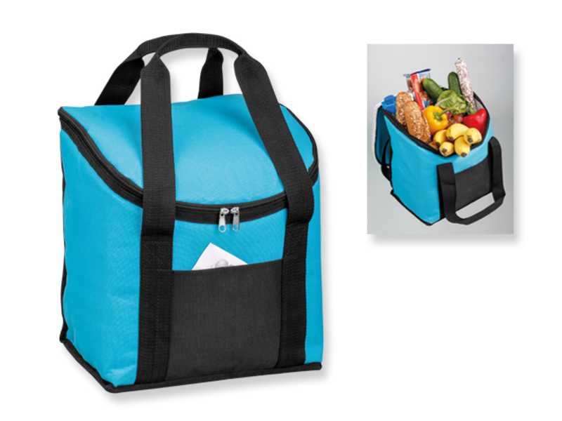 KARMEL polyester thermobag, 600D, Light blue