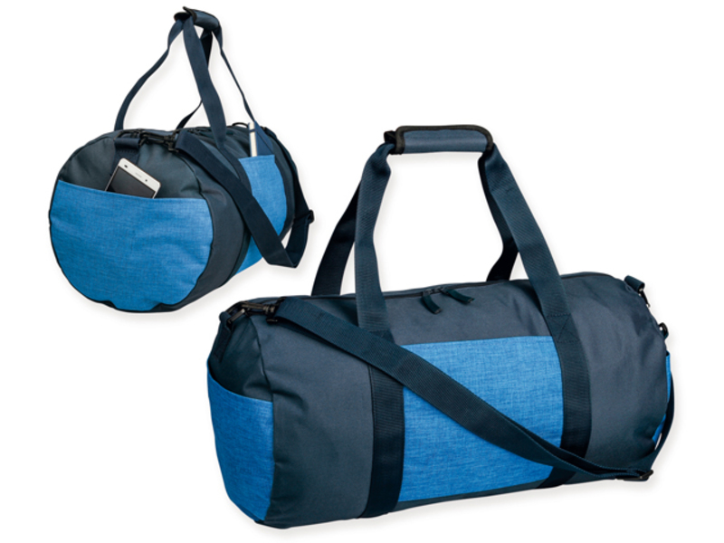 NILS polyester travel bag, 600D, Heather blue
