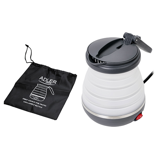 Kettle plastic 0,6 L - silicon travel1