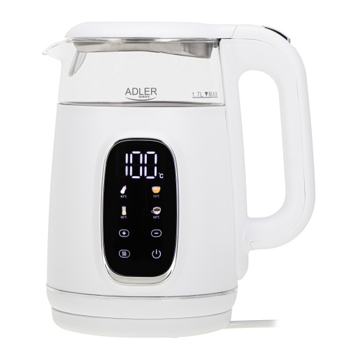 Electric kettle glass with LED display & temperature regulation 1,7L1