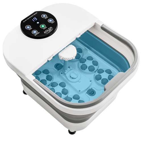 Foldable Foot Spa with Mechanical Massage, Water Heating & LED Control1