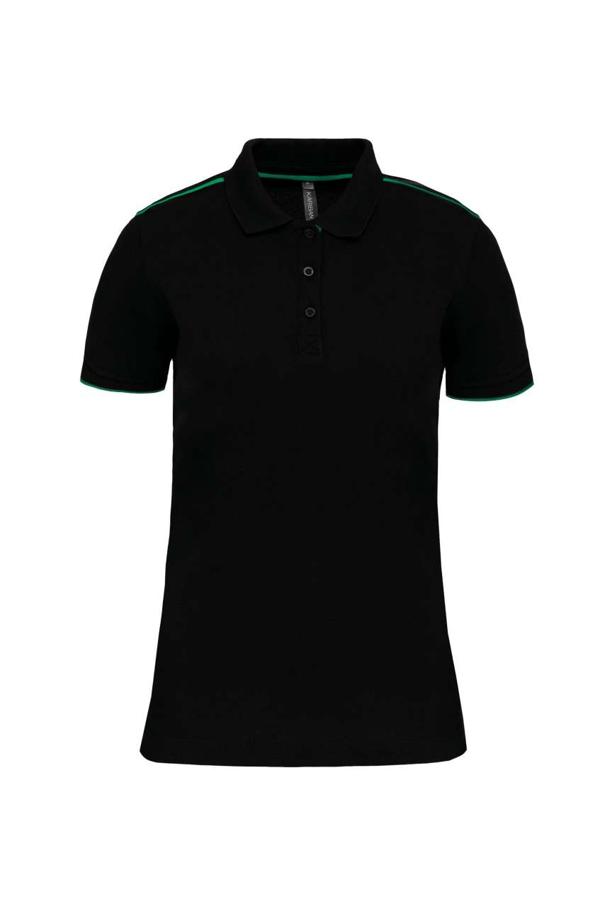 LADIES' SHORT-SLEEVED CONTRASTING DAYTODAY POLO SH