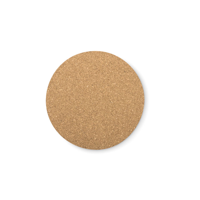 Round cork coaster