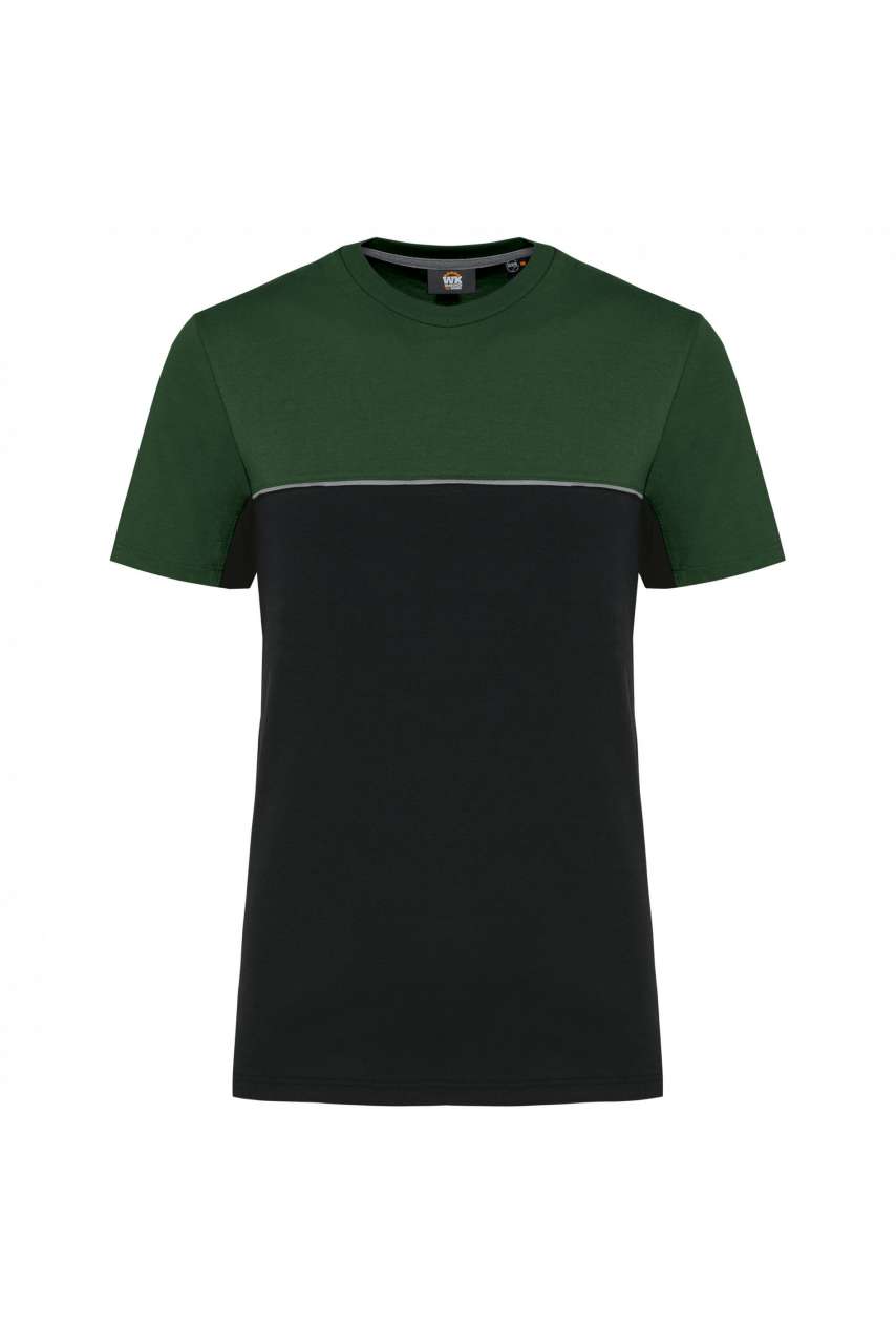 UNISEX ECO-FRIENDLY SHORT SLEEVE TWO-TONE T-SHIRT