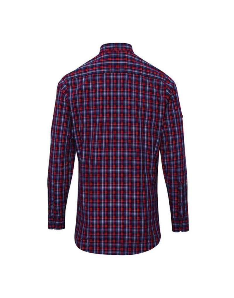 'SIDEHILL' CHECK - MEN'S LONG SLEEVE COTTON SHIRT