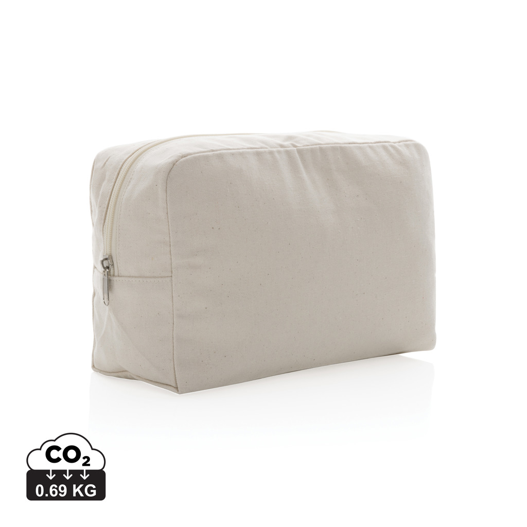 Impact Aware™ 285 gsm rcanvas toiletry bag undyed