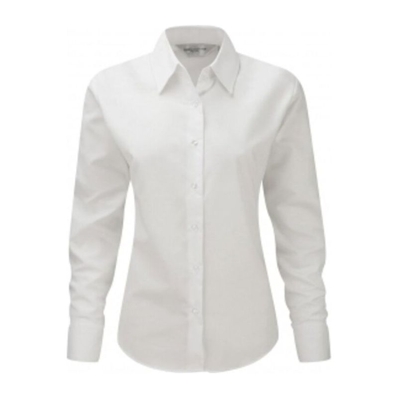 932F LADIES SHIRT LSL SILVER X