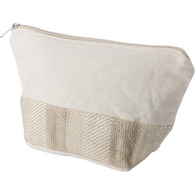 Cotton cosmetic bag