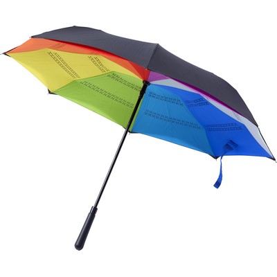 Reversible automatic umbrella