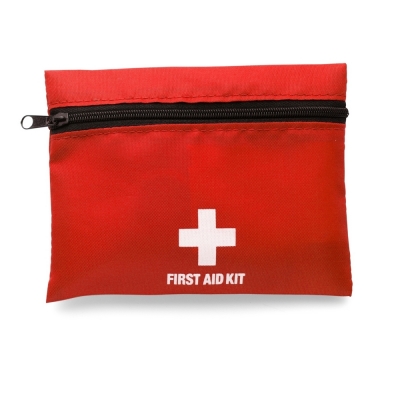 First aid kit in pouch, 8 pcs