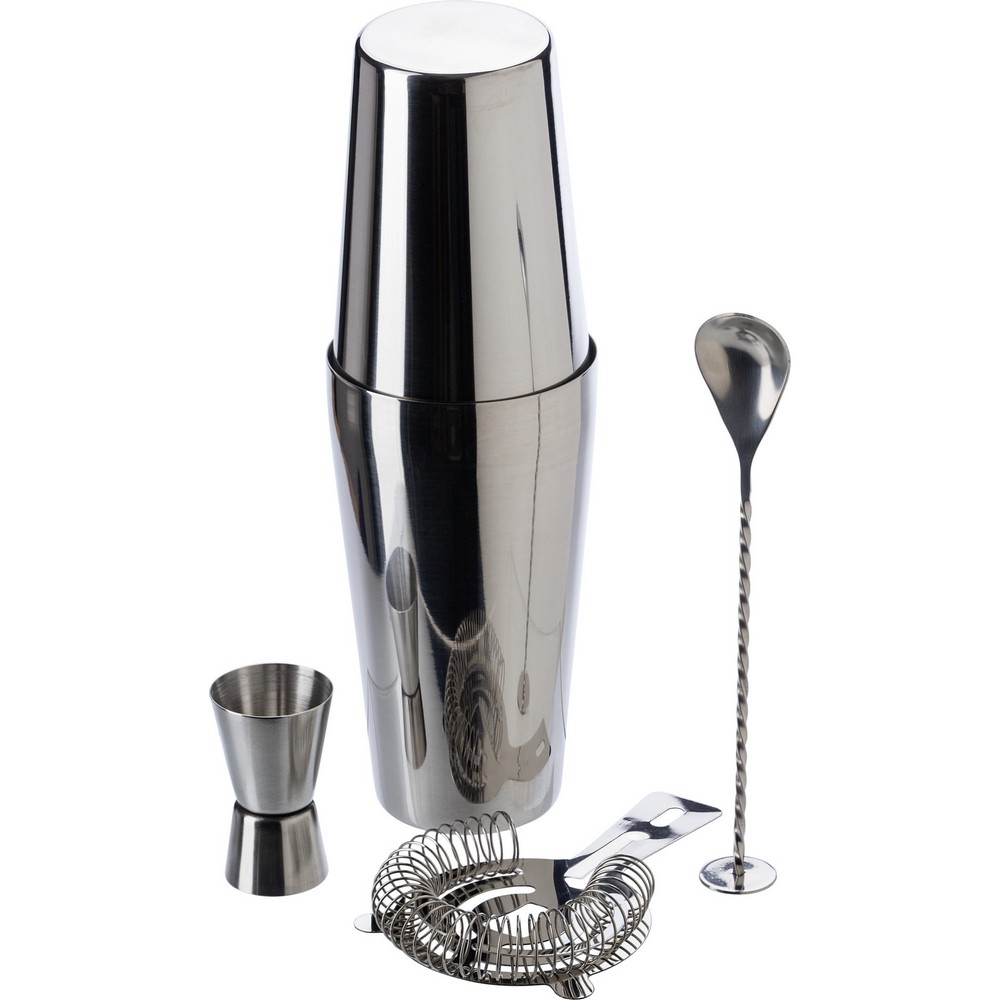 Cocktail set, shaker, 4 pcs