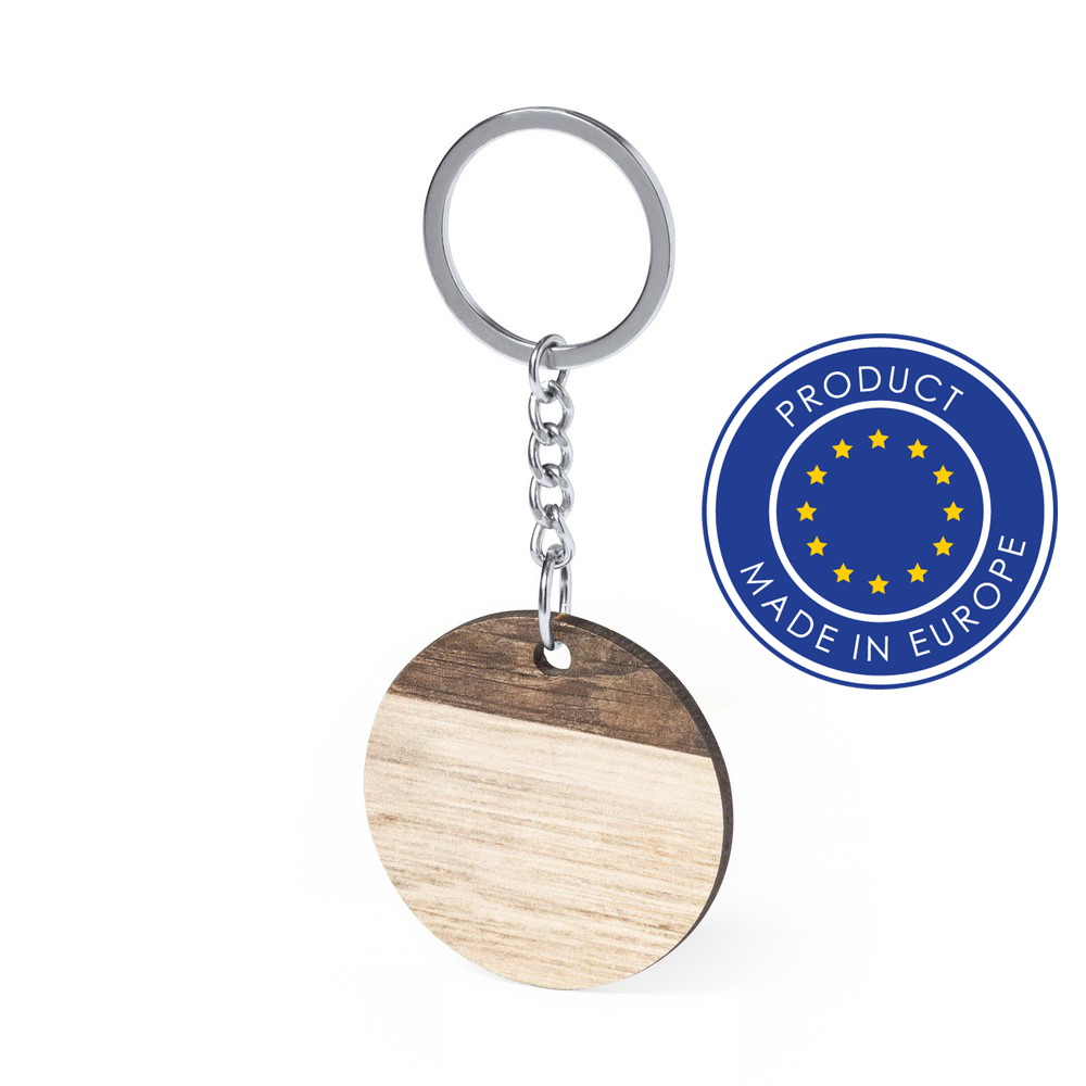 Wooden keyring