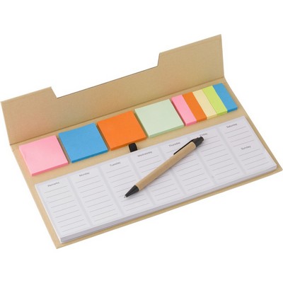 Memo holder, sticky notes