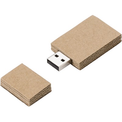 Cardboard USB memory stick 16 GB