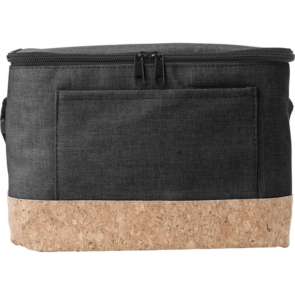 Cooler bag with cork finish