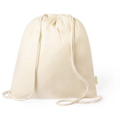 Organic cotton drawstring bag