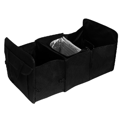 Foldable car organizer, cooler compartment | Byron