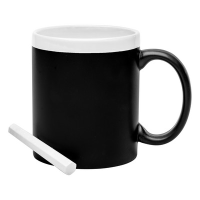 Ceramic mug for drawing 300 ml, chalk | Hayes