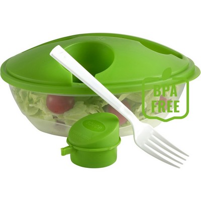 Lunch box 1 L, fork and salad dressing container approx. 50 ml