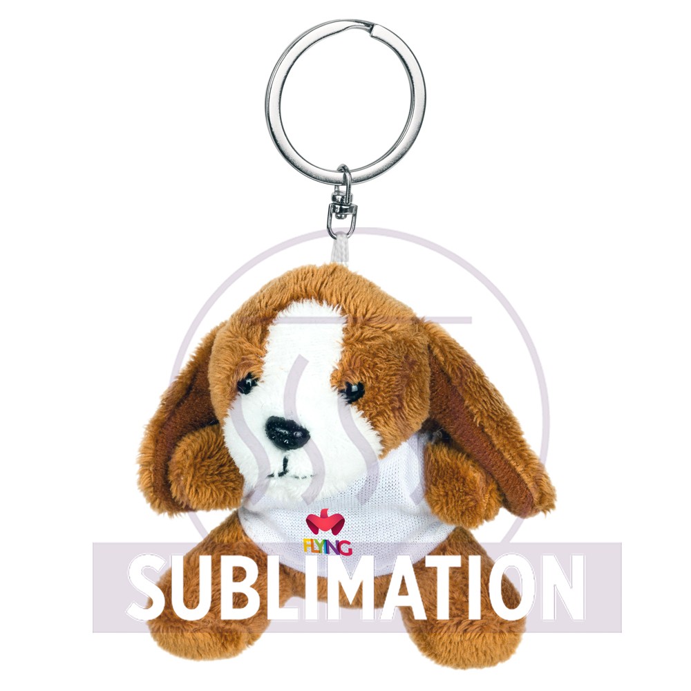 Plush dog, keyring | Braidy