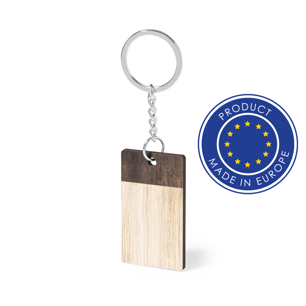 Wooden keyring