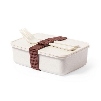 Lunch box 700 ml, cutlery