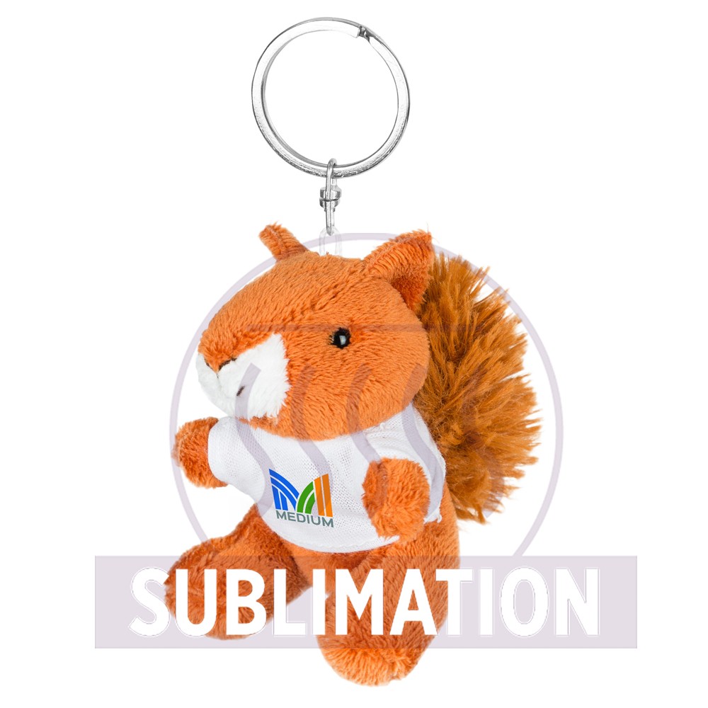 Plush squirrel, keyring | Ginny