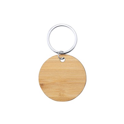 Bamboo keyring