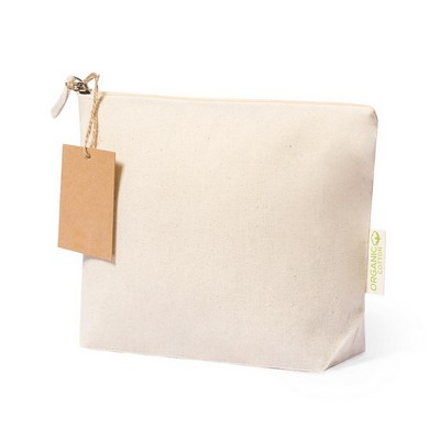 Organic cotton cosmetic bag