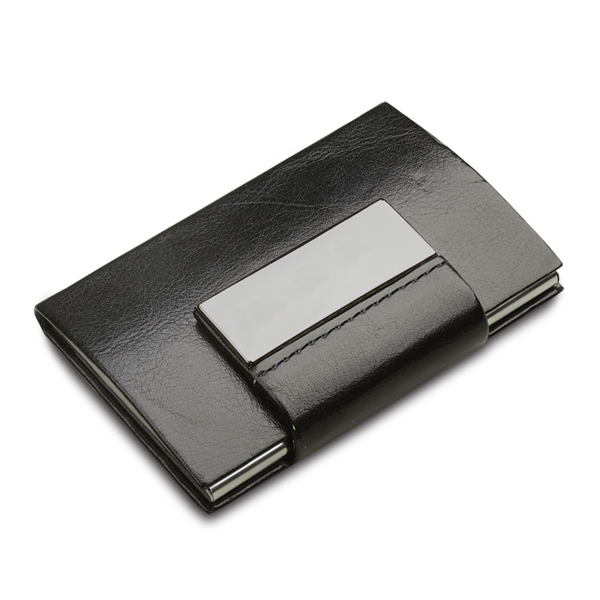 LOGOMALL business card case,  black