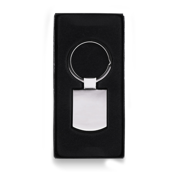 STARK metal key ring,  silver