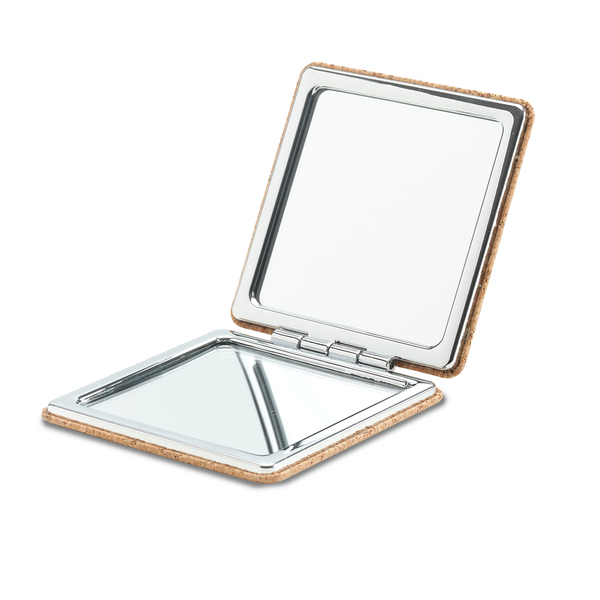 MIRAR mirror with a cork frame, beige