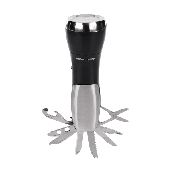 BOLD tool set with torch,  silver