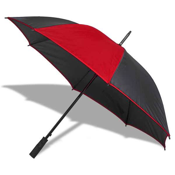 DAVOS automatic umbrella,  black/red